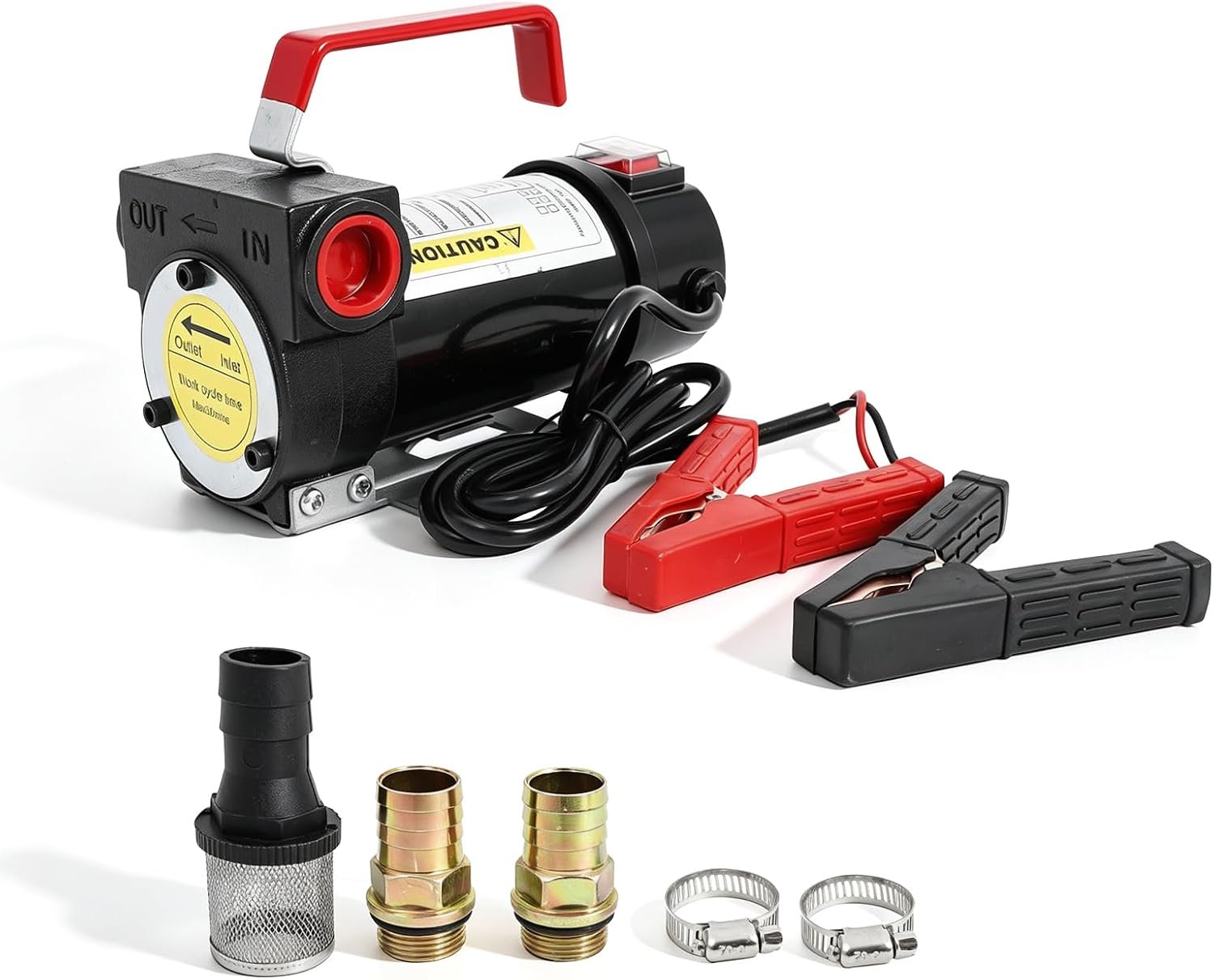 12V Heavy-Duty Electric Self-Priming Fuel & Diesel Transfer Pump