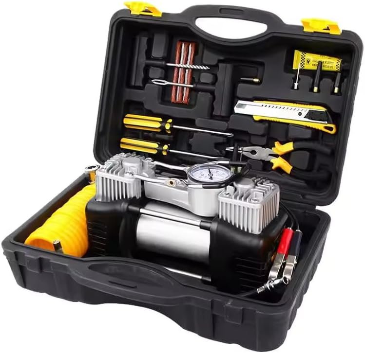 Neo Power 12V Dual-Cylinder Portable Air Compressor (NP123CH268)