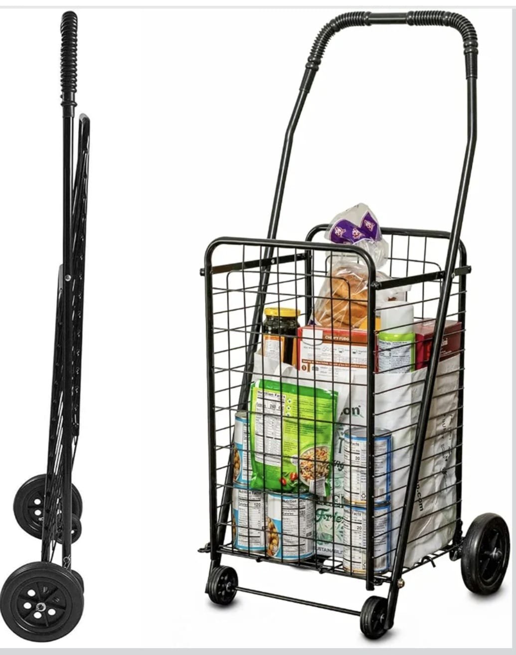 DMI Multi-Use Folding 6-Wheel Stair Climber Utility Cart (90 lbs / 40kg)