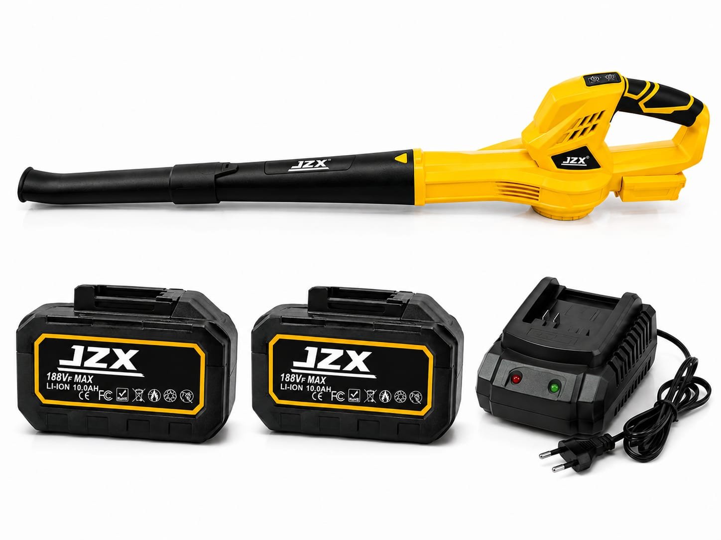 118V 160MPH Cordless Variable-Speed Leaf Blower (with 5.0Ah Battery & Charger)
