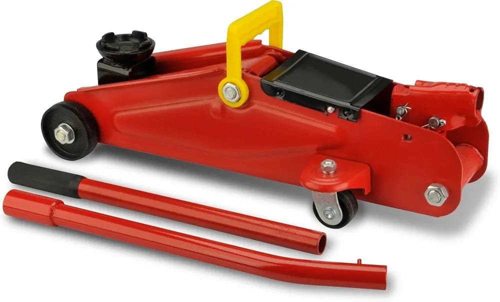 Hydraulic Trolley Floor Jack Is Constructed With Heavy Duty Steel