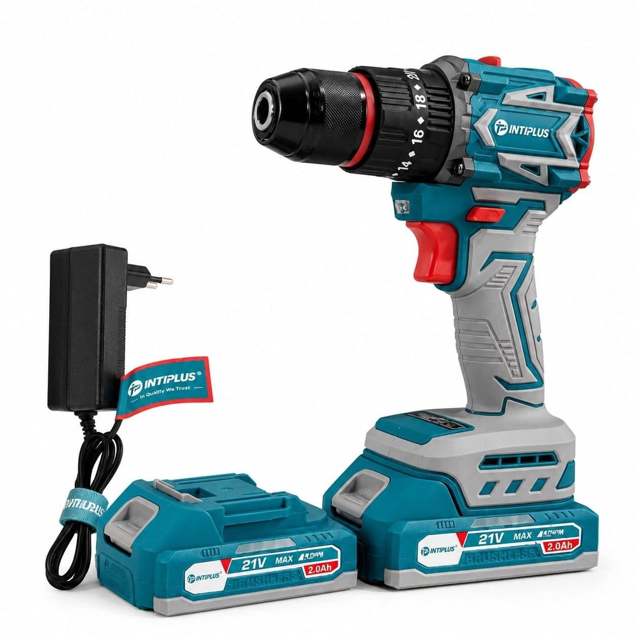 Intiplus 21V Max Lithium-Ion Cordless Hammer Drill (Model CD003 )