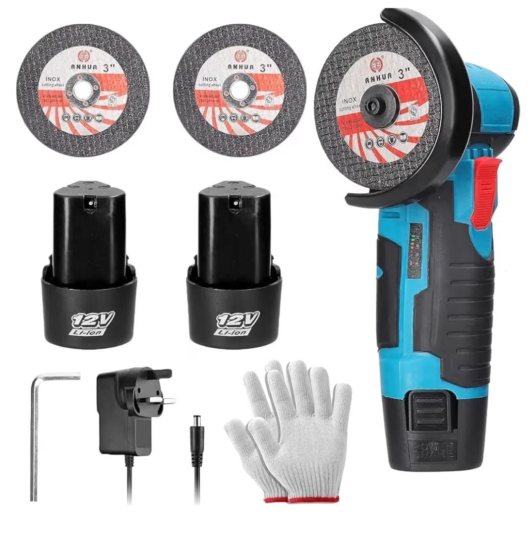 3" 12V Mini Cordless Angle Grinder