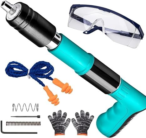 5-Speed Adjustable Mini Concrete Nail Gun Kit