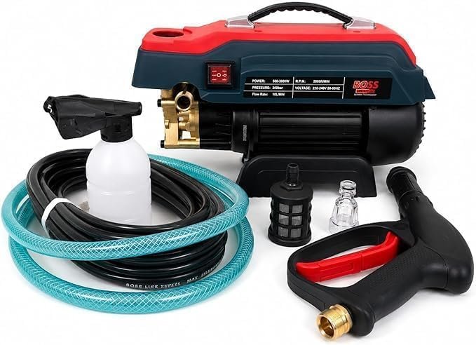 Boss 3000W Commercial 300-Bar High-Pressure Washer